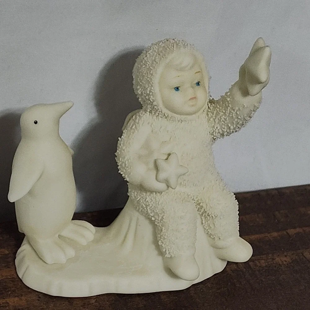 Department 56 Winter Tales of the Snowbabies Figurine Wishing on a Star